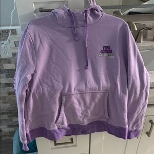 Disney 2023 Two Course Challenge Purple Hoodie with Front Pocket